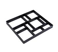 Estink Stampo Pavimentazione Giardino, Modulo Plastica per Sentiero e Vialetto 10 Griglie 45x40x4 cm Resistente e Facile da Installare