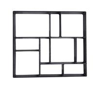 Estink Stampo per Pavimentazione in Cemento, Plastica Resistente 45x40x4 cm, 10 Pezzi per Giardino Patio Balcone Terrazza Pavimenti Esterni