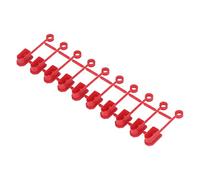 Estink Tappo di Batteria al Litio Copertura Protettiva Custodia per Polvere per Spina XT60, Fit Stretto, Dust Aound, Anti Ossidation - Custodia Protettiva 30 X, Adatta per Gli Utenti RC (Rosso)
