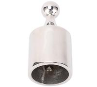 Estink Tappo in Acciaio Inossidabile Lucido dall'estremità Superiore Bimini per Baldacchino Yacht, Raccordo per Tubo Stabile per Motoscafo Bimini Top, Grado Marino 316 per Viaggi d'Acqua (25 mm)