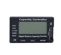 Estink Tester Digitale per Batterie, Misuratore di Tensione e Capacità con Display LCD per Batterie LiPo LiFe Li-ion NiCd NiMh 1-7S