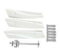Estink Turbina Eolica Verticale Maglev 800 W per Un Generatore di Uso Agricola con Controller MPPT Bianco per Sistemi Fotovoltaici del Pannello Solare Domestico, (24V)
