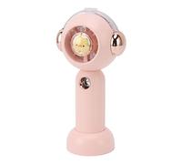 Estink Ventola Ricaricabile Ricaricabile con un Design per Animali con un Pozzo di per un Efficiente Raffreddamento Adatto per il Tempo Libero all'aperto in Estate (PINK)