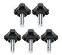 Estink Vite di Serraggio Triangolare M10 x 30mm, Manopola di Bloccaggio, Set 5 Pezzi, per Macchinari