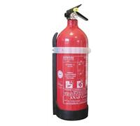 Estintore 2 kg a polvere ABC con supporto e manometro