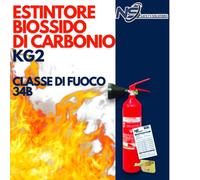 Estintore 2kg CO2 Aziende Casa Impianto Elettrico Cucina ristorante Stufa 2025