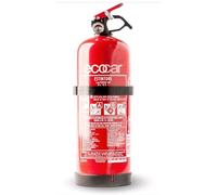 Estintore 2kg Ecocar Polvere Con Manometro Ricaricabile Per Auto Casa Omologato