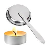 Estintore a candela a manico lungo - Estintore di in acciaio inossidabile resistente al calore | pratico accessorio per fuoco da campo, fuoco all'aperto, candela, pic-nic, sicurezza