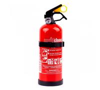 Estintore a polvere ABC con manometro e gancio, 1 kg