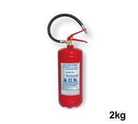 Estintore a polvere omologato Kg. 2 completo di manichetta Ø 140 mm