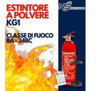ESTINTORE A POLVERE PRESSURIZZATO KG.1 Polvere ABC ANNO CORRENTE
