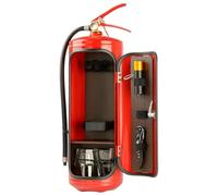 Estintore Bar - Scatole Di Conservazione Del Vino, Sistema Di Conservazione Del Vino, Bar Mobile, In Metallo, Estintore Di Novità per Gli Amanti Del Whisky E Vigili del Fuoco E Altri