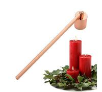Estintore Candela - Accessorio Leggero per spendieri Candele | Spegnimento Fiamma a in Acciaio Inossidabile, soffiatore di Candela con Manico Lungo, Acciaio Inossidabile Lucido per Le am