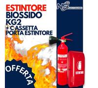 ESTINTORE CO2 +CASSETTA PORTA ESTINTORE