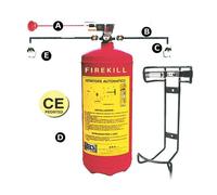 Estintore Firekill con pressostato 6 kg - 1 PZ Osculati - 31.519.16 - 3151916