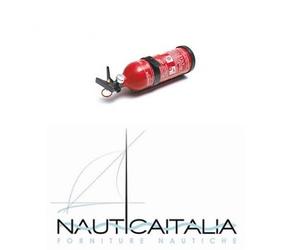 ESTINTORE NAUTICO A POLVERE 1 KG CON MANOMETRO - PER AUTO BARCA CAMPER CASA