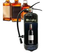 Estintore per bottiglie di vino, estintore, porta bottiglie di vino, in ferro, ideale come armadietto per il whisky, decorazione per la casa e il ristorante