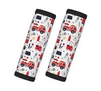 Estintore per camion dei pompieri, stampa per valigie, morbida copertura per maniglia per bagagli da viaggio, identificatori per valigie