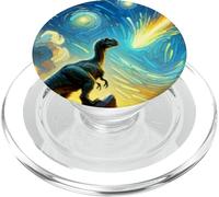 Estinzione dei dinosauri, stile notte stellata di Van Gogh PopSockets PopGrip per MagSafe