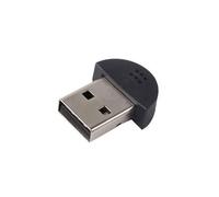 Estiq Super Mini Micro USB 2.0 per computer portatile/desktop - Skype/Voip/software di riconoscimento vocale senza driver ricevitore audio per MSN PC Notebook Nero
