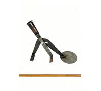 Estirpatore manuale per radici, erbacce e ceppi, testa liscia o dentata | Il meccanismo a leva aiuta a estrarre radici, erbacce e piccoli ceppi dal terreno(Serrated Head+1.2m Handle)