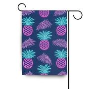 Estivo Neon Ananas Foglia bandiere all'aperto decorativo pasqua porta banner per la decorazione esterna 28x40 double sided