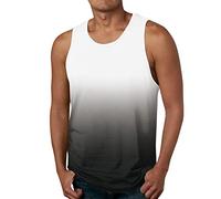 Estivo Smanicato Uomo Leggero - Canotta Senza Manica Estiva Canottiere Stringer Canotte Compressione da Uomo T-Shirt Uomo Muscolo Leggero Gilet Allenamento Bodybuilding per Palestra Spiaggia