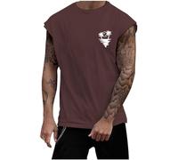 Estivo Smanicato Uomo Leggero - Canottiera Cotone e Lino Leggera Senza Maniche Estiva Canottiera Sportive Fitness Bodybuilding Canottiera Canotte Atletiche da Uomo per Lo Sport