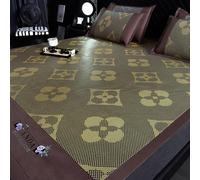 Estivo Stuoia di bambù, Stuoia Di Bambù Per Letto Pieghevole Di Doppio Lato Per Il Letto, Materasso Raffreddamento Pieghevole, Materasso Per Il Pavimento Della Camera Da Vivente(Color I,200cm)