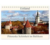 Estland - Pittoreske Schönheit im Baltikum (Tischkalender 2026 DIN A5 quer), CALVENDO Monatskalender: Estland, der nördlichste Staat im Baltikum, ... Altstadt als Welterbe ausgezeichnet wurde.