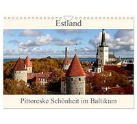 Estland - Pittoreske Schönheit im Baltikum (Wandkalender 2026 DIN A4 quer), CALVENDO Monatskalender: Estland, der nördlichste Staat im Baltikum, ... Altstadt als Welterbe ausgezeichnet wurde.