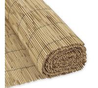 ESTO Arella In Bambù Naturale Per Esterno, Canniccio Frangivista Ombreggiante Da Giardino, Terrazzo, Balcone, Stuoia Recinzione Decorativa In Canna Bambù, Rete Frangisole Privacy (1,5x5 Metri)