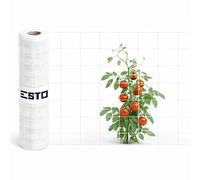 ESTO Rete per Rampicanti da Giardino e Orto - Rotolo Multiuso Sostegno e Coltivazione di Ortaggi, Cetrioli, Piselli e Pomodori - Rete Agricola per Crescita Verticale Piante (h 170 cm, L 100 Metri)