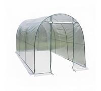 ESTO Serra da Balcone da Giardino, Corpo in Policarbonato e Telo in PVC Trasparente, Adatto per Colture Invernali, Copertura per Piante e Fiori (Tunnel)