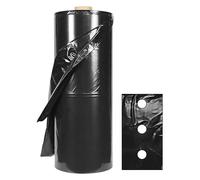 ESTO Telo Pacciamatura Passo 20 Varie Misure Fino a 1000 Metri, Telone Nero Film Pacciamatura Pacciamante Elastico Tessuto Anti Erbacce 80 cm/50 mt