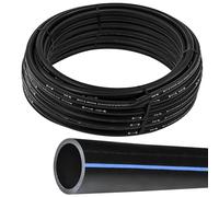 ESTO Tubo Irrigazione 25 PN 50 o 100 metri ⌀ 20 25 32, Tubo Acqua Giardino, Tubo in Polietilene Alta Densità, Irrigazione Alta Pressione, Orto, Tubo per Irrigazione (25mm Ø, 100 metri)