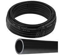 ESTO Tubo per Irrigazione PN 4, Tubo in PVC per Acqua 30 50 200 300 400 Metri, 20 25 32 Bassa Densità, Orto, Giardino, Tubo per Irrigazione 30 METRI/DN 32
