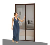 ESTO Zanzariera a Rullo per Porta Finestra 150 x 250 Alluminio Bianco Antracite