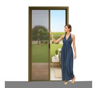 ESTO Zanzariera a Rullo per Porta Finestra 150 x 250 Alluminio Bianco Antracite