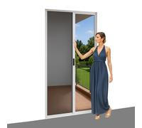 ESTO Zanzariera a Rullo per Porta Finestra 150 x 250 Alluminio Bianco Antracite