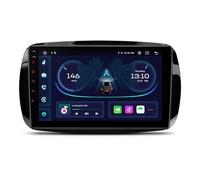 Estock1 CarTablet COMPATIBILE per Smart 2015-2018 9 inch Octa-Core Navigation Autoradio Stereo Android 14 4GB/32GB with Custom Fit for Smart