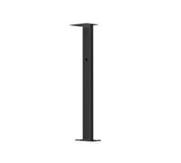 Estock1speed Supporto in Ferro Palo Colonnina Universale Verticale con Tetto Stazione di Ricarica per Tutti I Tipi di WallBox Veicoli Elettrici (Monofacciale Standard)