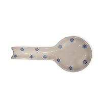 Estock1Style Poggia mestolo Artigianale in Ceramica Prodotto Autentico Dipinto a Mano per Cucina, Casa, Ristorante, Utensili da Cucina, Poggiamestolo Doppio, Appoggia Cucchiaio, Appoggiamestolo