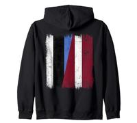 Estonia Lettonia Mezza Bandiera Estone Lettone Patrimonio Felpa con Cappuccio