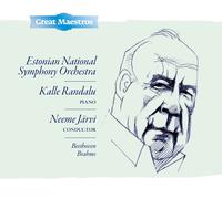 Estonian National Symphony Orchestra Beethoven & Brahms: Piano Concertos (CD)