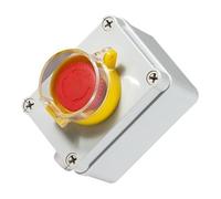 EStop Start Switch Box per Uso Esterno con Comando Momentaneo a Pulsante