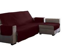 Estoralis | AVA | Copridivano con Penisola | Tessuto trapuntato reversibile | Rosso | Chaisse Longue 290 cm Penisola Destra | Dimensioni del tessuto 290 x 255 cm (larghezza per altezza)