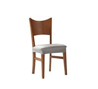 Estoralis | BETA | Coprisedia stile moderno | Tessuto elastico Grigio argento | Per sedile della sedia dimensione del tessuto 45 x 45 cm. | Protettore Seduta | Adattabile a tutti i tipi di sedie