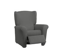 Estoralis | BORNEO | Copripoltrona relax | Tessuto super elastico C/ 10 Grigio Perla | Per poltrona Relax da 70 a 90 cm. | Adattabile a tutti i tipi di poltrone relax | Super regolabile