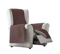 Estoralis | EDEN | Copridivano in stile moderno | Tessuto trapuntato reversibile | Beige/Marrone | Per Poltrona o Relax 1 Posto | Dimensioni del tessuto 55 x 220 cm (larghezza per altezza)